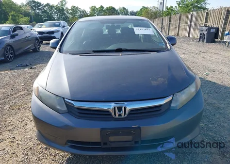2012 Honda Civic Hf из США, поврежденный, VIN 2HGFB2F61CH316827